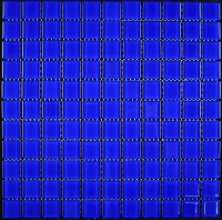 Mozaika sklo normal 300x300 modrá